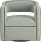 Craftmaster® Customizable CM Leather Wilder Swivel Chair-1