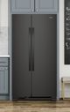 Whirlpool® 36" 25.1 Cu. Ft. Side-By-Side Refrigerator-Black-1
