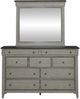 Liberty Furniture Ivy Hollow 4-Piece Dusty Taupe/Weathered Linen Queen Mantel Bedroom Set-4