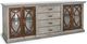 Sunny Designs™ Alpine Grey/Tobacco Leaf 90” Media Console-0