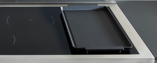 Bertazzoni Master Series 48" Fingerprint Resistant Nero Matt Pro Style Induction Range with Gold Accents-2