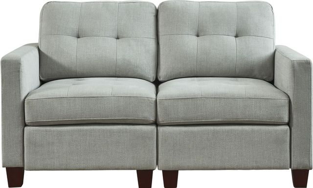 Signature Design by Ashley® Edlie 2-Piece Pewter Sectional-0
