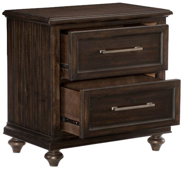 Homelegance® Cardano Driftwood Charcoal Nightstand-3