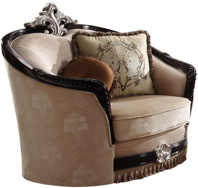ACME Furniture Ernestine Black/Tan Chair-0