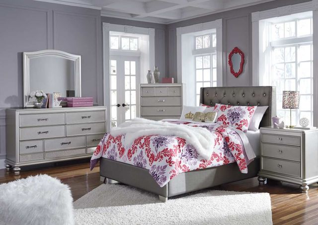 Signature Design by Ashley® Coralayne Silver Dresser and Mirror-3