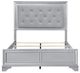 Homelegance® Anatole Gray/Silver California King Panel Bed-3