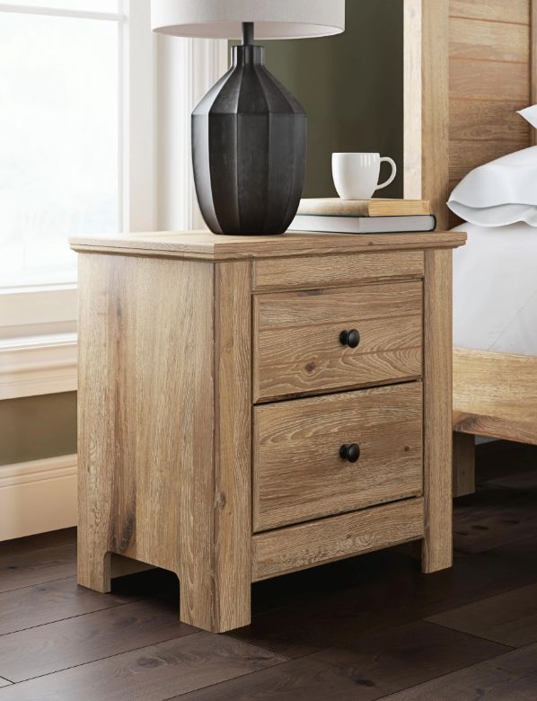 Signature Design by Ashley® Makidern Tan Nightstand-1