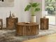 International Furniture Direct Balam Stained Brown Cocktail Table-1