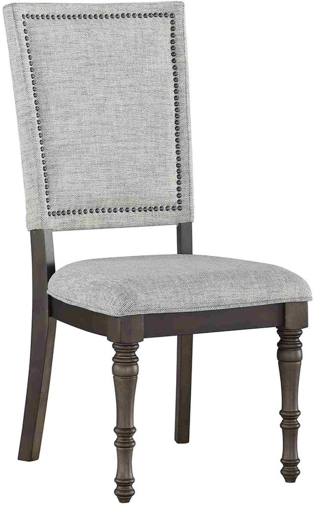 Steve Silver Co. Linnett Gray Upholstered Back Chair-0