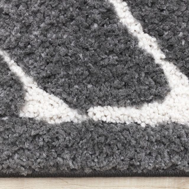 Kalora Interiors Talia Grey/White 5'x8' Area Rug-1
