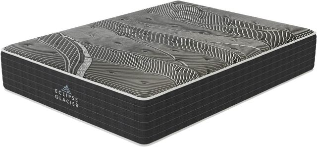 Eclipse® Glacier Black Ice CN-Series Hybrid Plush Tight Top Full Mattress in a Box-2