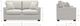 La-Z-Boy® Kennedy Brown Sugar Apartment-Size Sofa-2
