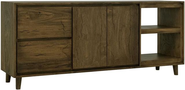 International Furniture Direct Savia Brown 76" TV Stand-0