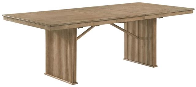 Coaster® Adina 10-Piece Barley/Distressed Light Brown Extension Dining Set-1