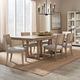 Liberty Furniture Proximity Place Barley Buff Double Pedestal Table-1