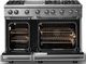 Viking® 5 Series 48" Stainless Steel Pro Style Gas (LP) Range with Polished Chrome Trim-1
