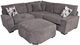 Porter International Designs Clayton Graphite Ottoman-4