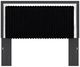 Signature Design by Ashley® Birmonton Black Queen Upholstered Panel Headboard-1
