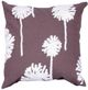 A & B Home Brown/White 18"x18" Throw Pillow-0