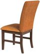 Elements International Santa Barbara Orange/Walnut Dining Chair-4