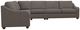 La-Z-Boy® Charlie Greystone Leather Sectional with Custom Layout Options-2