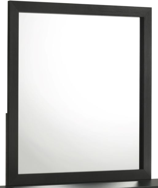 Crown Mark Gennro Black Dresser Mirror-0