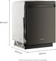 KitchenAid® 24" Black Ore 360° Max Jets™ Third Rack Top Control Built-In Dishwasher with Advanced ProDry™ System-3