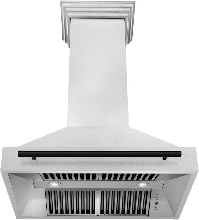 ZLINE Autograph Edition 36" Satin Stainless Steel Wall Mounted Range Hood-3