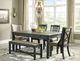 Signature Design by Ashley® Realyn Chipped White Dining Upholstered Side Chairs - Set of 2-4