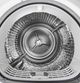 GE® 4.1 Cu. Ft. White Front Load Ventless Electric Dryer-3