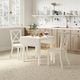 Jofran Inc. Eastern Tides Brushed White Drop Leaf Dining Table-1