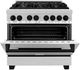 ZLINE Autograph Edition Legacy 36" Stainless Steel Pro Style Dual Fuel Range with Matte Black Accents-2