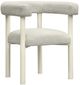 TOV Furniture Jackie Cream/White Fabric Outdoor Dining Chair-0