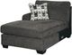 Signature Design by Ashley® Ballinasloe 4-Piece Smoke Sectional with Ottoman Set-3