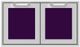 Hestan® AGSD Series 36" Lush Outdoor Double Storage Doors-0