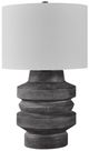 Signature Design by Ashley® Wahida Distressed Black Table Lamp-0