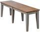 Winners Only® Barnwell Rustic Brown/Gray Dining Bench-0