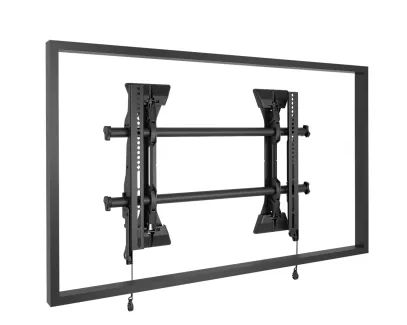 Chief Fusion Medium Black Fixed Wall Mount - Thumbnail 5