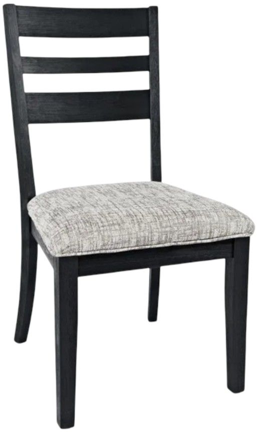 Jofran Inc. Altamonte Dark Charcoal/Gray Ladderback Dining Side Chair-0