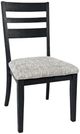 Jofran Inc. Altamonte Dark Charcoal/Gray Ladderback Dining Side Chair-0