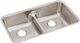 Elkay Lustertone® Classic Lustrous Satin 32-1/16" x 18-1/2" x 8" Equal Double Bowl Undermount Sink with Aqua Divide-0