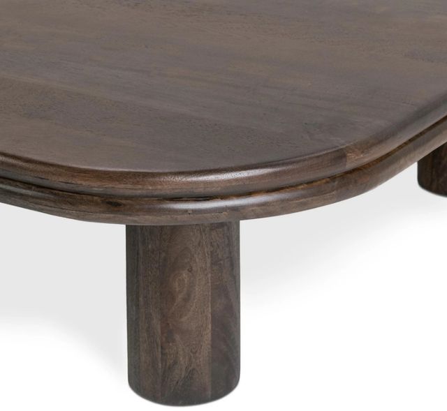 Classic Home Miranda Cocoa Brown Square Coffee Table-4