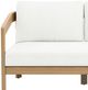 New Classic® Home Furnishings Wesley White Acacia/Fabric Outdoor Patio Sofa-5