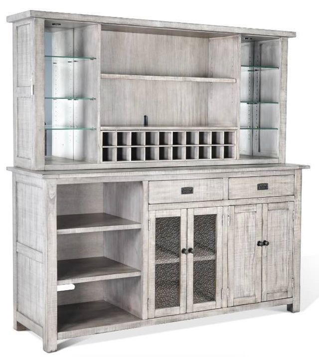 Sunny Designs™ Alpine Grey Buffet and Hutch-0