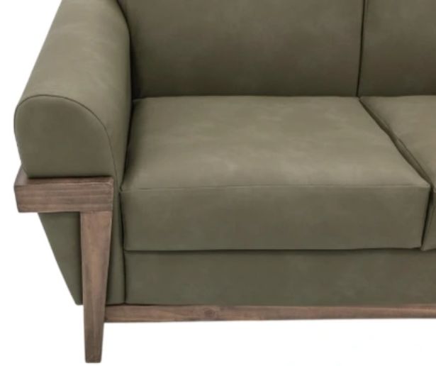 International Furniture Direct Mezquite Green Sofa-3