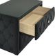 Crown Mark Josephine Black Nightstand-2