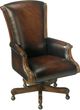 Hooker® Furniture EC Samuel Old World Swivel Tilt Executive Chair-0