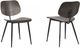 Armen Living Miki 2-Piece Walnut Dining Accent Chairs-4