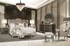 Michael Amini® Villa Cherie Chardonnay/Hazelnut Bench-1