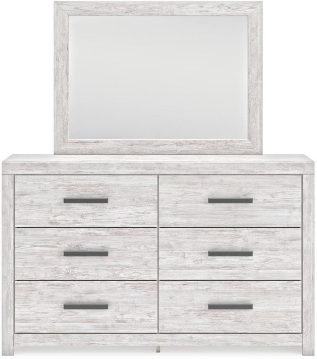 Signature Design by Ashley® Cayboni 3-Piece Whitewash Queen Panel Bed-2